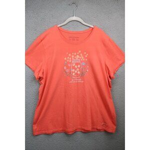 Life is Good Crusher Tee-Size XXL-"Glow Through What You Go Through"-Cottagecore